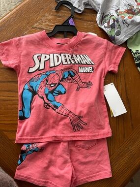 Marvel Red Spider-Man Tee Set